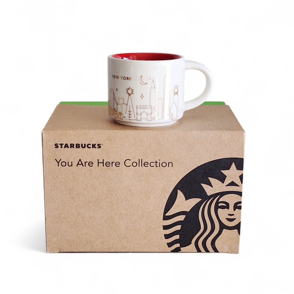 Starbucks NYC Mini You Are Here Collection Mug Ornament